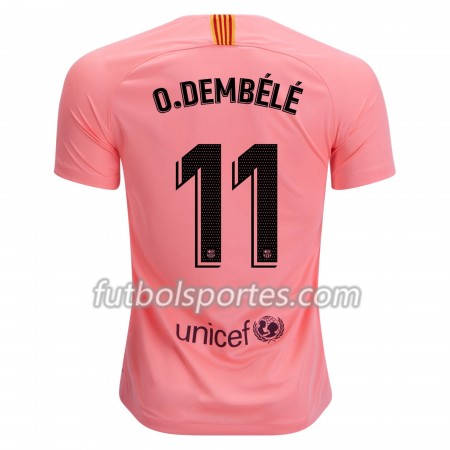 Camisetas FC Barcelona Ousmane Dembele 11 Tercera Equipacion 2018/2019